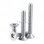 50pcs SS304 M2.5 M3 M4 Countersunk Flat Head Torx Drive Machine Screw Bolt A2-70
