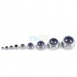 20/100pcs Locknuts Hexagon Hex Nylon Inserted Stainless Steel Lock Nut M2-M12