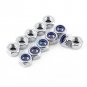 20/100pcs Locknuts Hexagon Hex Nylon Inserted Stainless Steel Lock Nut M2-M12