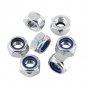 20/100pcs Locknuts Hexagon Hex Nylon Inserted Stainless Steel Lock Nut M2-M12