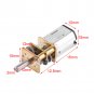DC 6V 10/15/20RPM High Torque Reduction Gear Motor w/ Gearwheel Shaft Dia. N20