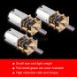 DC 6V 10/15/20RPM High Torque Reduction Gear Motor w/ Gearwheel Shaft Dia. N20