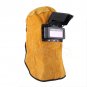 New Leather Hood Welding Helmet Mask Auto Darkening Filter Lens Welder coi