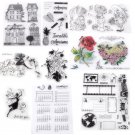 Transparent Silicone Clear Stamp Sheet Cling Diary Scrapbooking Cards DIY Decors