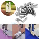 1.6-6.4mm Universal Steel Sewing Machine Hemmer Presser Rolled Hem Foot Feet New