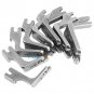 1.6-6.4mm Universal Steel Sewing Machine Hemmer Presser Rolled Hem Foot Feet New