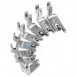 1.6-6.4mm Universal Steel Sewing Machine Hemmer Presser Rolled Hem Foot Feet New