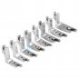 1.6-6.4mm Universal Steel Sewing Machine Hemmer Presser Rolled Hem Foot Feet New