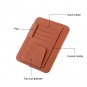 Car PU Leather Sun Visor Organizer Pouch Bag Card Storage Glasses Holder Clip