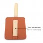 Car PU Leather Sun Visor Organizer Pouch Bag Card Storage Glasses Holder Clip