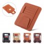 Car PU Leather Sun Visor Organizer Pouch Bag Card Storage Glasses Holder Clip