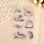 DIY Silicone Rubber Stamp Alphabet Scrapbooking Transparent Clear Cling Sheet