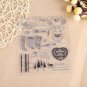 DIY Silicone Rubber Stamp Alphabet Scrapbooking Transparent Clear Cling Sheet