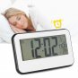6" LCD Display Digital Alarm Clock Thermometer w/Sound Control Backlight Bedroom