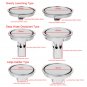 Round Shower Bathroom Floor Drain Waste Trap Wet Room Plumbing Stainless Steel