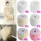 Adjustable Pearl Roll DIY Ornament Beads Curtain Wedding Garland Party Decor