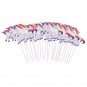 24X Unicorn Cartoon Cake Cupcake Chocolate Topper Decoration For Birthday Party
