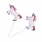 24X Unicorn Cartoon Cake Cupcake Chocolate Topper Decoration For Birthday Party