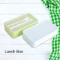 900mL 2 Layers Plastic Food Kids Lunch Box Food Storage Container w/Spoon