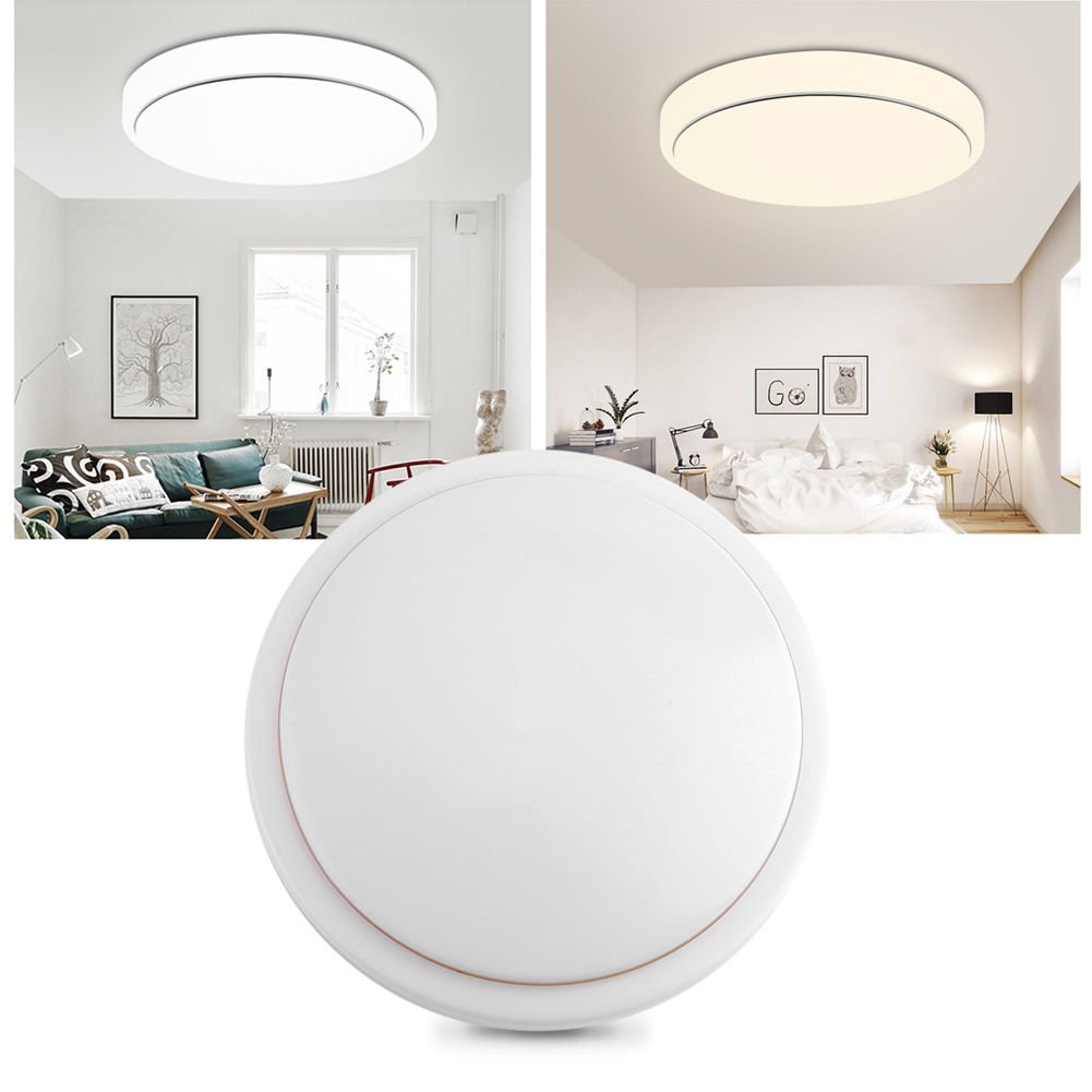 Modern Acrylic LED Flush Mounted Ceiling Light Bedroom Fixture Lamp Round Shape