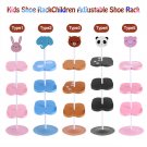 4 Tiers Cartoon Animal Kid's Shoe Rack Holder Stand Shoes Storage For Home Decor