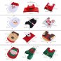 3x/Set Christmas Toilet Warm Pad Water Tank Lid Cover Set Bathroom Decoration