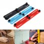 Plastic Four Side Ruler Adjustable Square Scale Angle Measuring Instrument Tool
