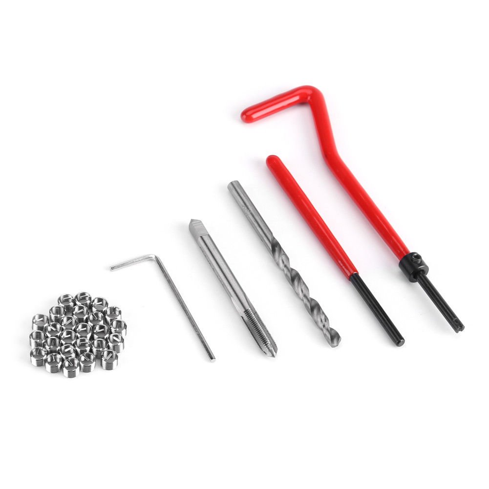 30pcs M5/M6/M8 Metric Thread Repair Insert Coil For Car Automotive Repairs Tool