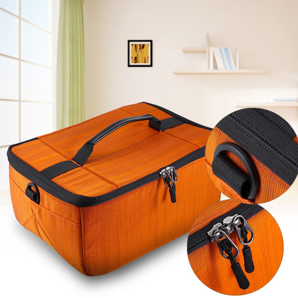 DSLR SLR Partition Flexible Folding Padded Camera Lens Insert Bag Dividers Case