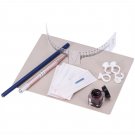 Tattoo Microblading Eyebrow Blade Needle Pen Pigment Ring Skin Training Tool Kit