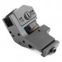 1pc Black Front and Rear 45 Degree Offset Adjustable Tactics Iron Sight Set Kit