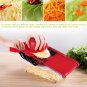 Kitchen Mandoline Slicer Manual Vegetable Cutter 5 Blades Potato Carrot Grater