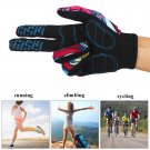 Qepae Racing Mountain Bike Gloves Full Finger Cycling Mitts Ladies Cycle Gloves