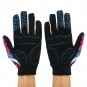 Qepae Racing Mountain Bike Gloves Full Finger Cycling Mitts Ladies Cycle Gloves