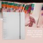 A5 A6 A7 Translucent Notebook Diary 6 Holes Loose Leaf Spiral Binder PP Cover em