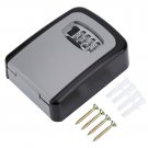 Safe Security 4 Digit Wall Mount Holder Password Hook Storage Key Lock Box Case