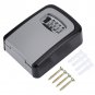 Safe Security 4 Digit Wall Mount Holder Password Hook Storage Key Lock Box Case