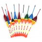 10pcs Carp Fishing Floats Set Buoy Bobber Stick For Fishing Tackle Vertical New