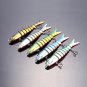 Multi Jointed 8 section Fishing Lures Swimbait Sinking Bass CrankbaitsTackle