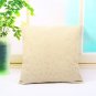 Vintage Linen Cotton Simple Throw Pillow Cover Waist Cushion Case Sofa Bed Decor