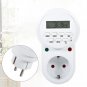 IP20 Digital Electronic Plug-in Type Hours Timer Switch Socket Outlet Controller