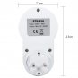 IP20 Digital Electronic Plug-in Type Hours Timer Switch Socket Outlet Controller
