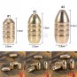 10pcs Fish Sinkers Copper Rig Fishing Bullet Weights 5g 7g 10g Freshwater Sinker