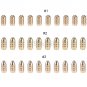 10pcs Fish Sinkers Copper Rig Fishing Bullet Weights 5g 7g 10g Freshwater Sinker