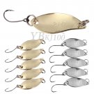 Lot 5PCS Metal Spoon Fishing Lures Sharp Hook Spinner Baits Fish Lures 2.5g/5cm