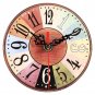 Vintage Wooden Round Wall Clock Antique Home Living Room Office Wall Table Decor
