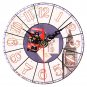 Vintage Wooden Round Wall Clock Antique Home Living Room Office Wall Table Decor