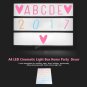 A4 Cinematic Light Up Sign Box Cinema LED Letter Lamp Home Party Decor Wedding