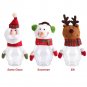 Christmas Candy Bottle Storage Case Gift Box Santa Snowman Container Decoration
