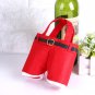 Merry Christmas Candy Gift Bag Xmas Party Decoration Santa Claus Red Pants Bag